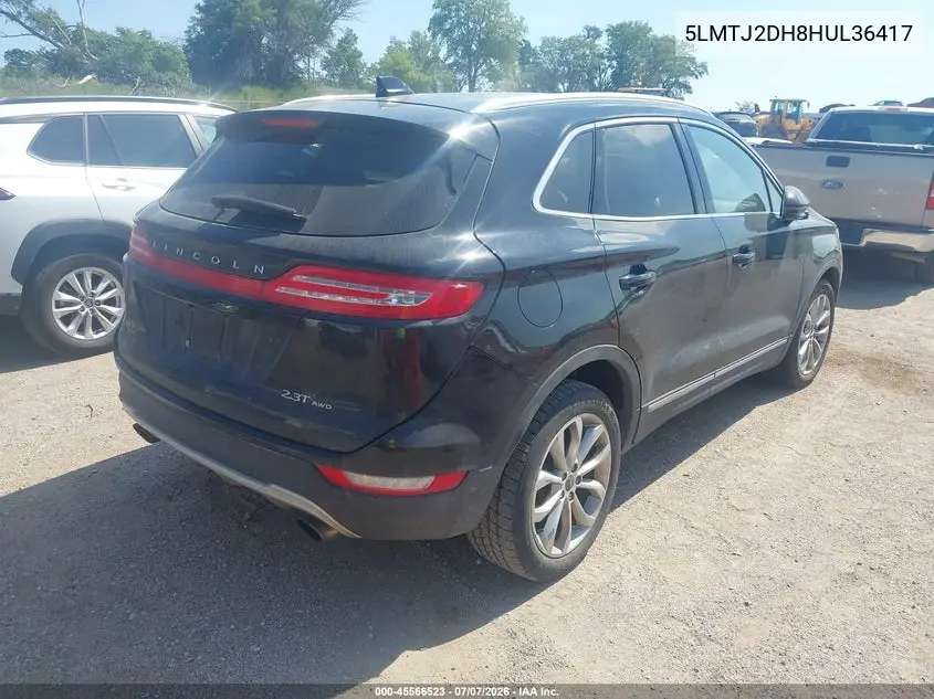 2017 Lincoln Mkc Select VIN: 5LMTJ2DH8HUL36417 Lot: 45566523