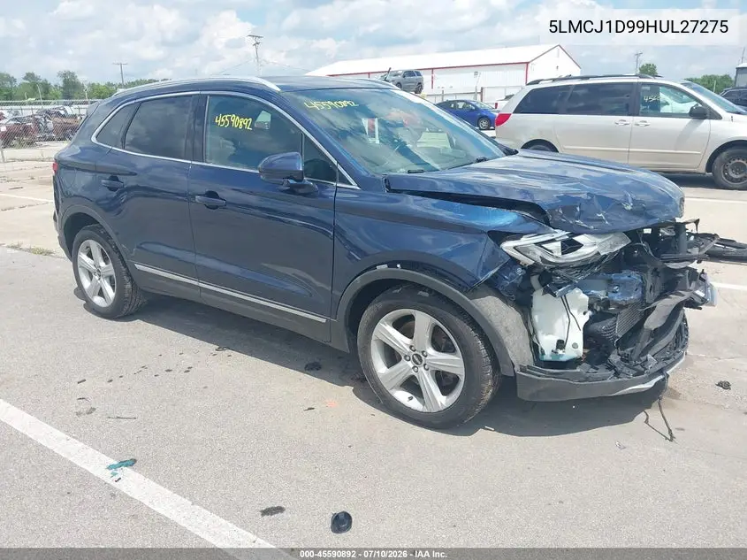 2017 Lincoln Mkc Premiere VIN: 5LMCJ1D99HUL27275 Lot: 45590892