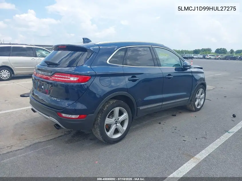 2017 Lincoln Mkc Premiere VIN: 5LMCJ1D99HUL27275 Lot: 45590892
