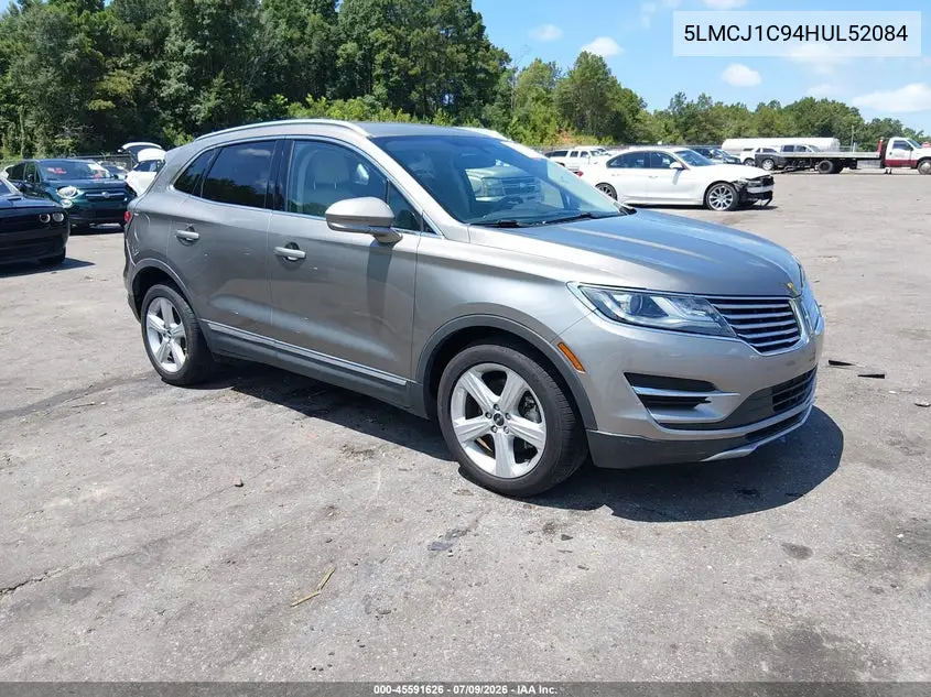 2017 Lincoln Mkc Premiere VIN: 5LMCJ1C94HUL52084 Lot: 45591626