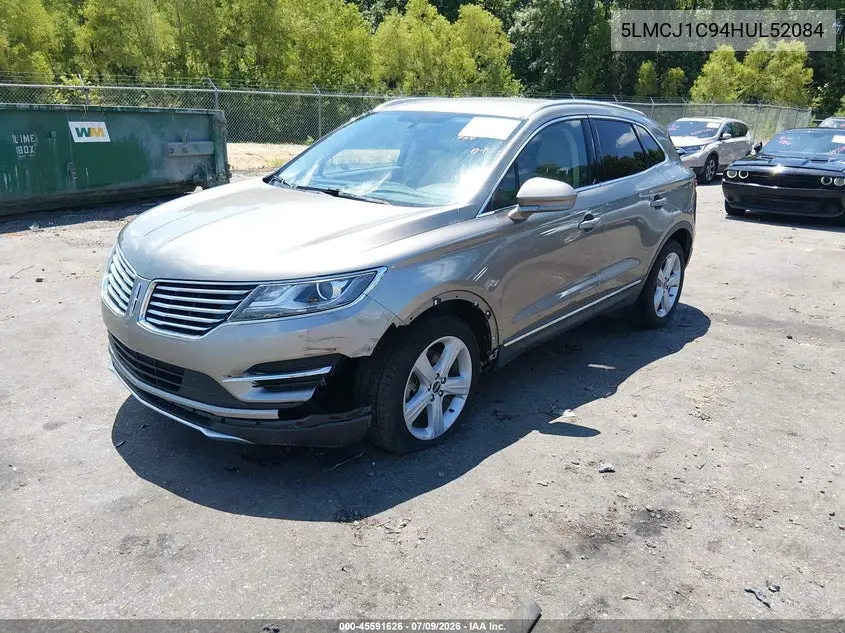 2017 Lincoln Mkc Premiere VIN: 5LMCJ1C94HUL52084 Lot: 45591626