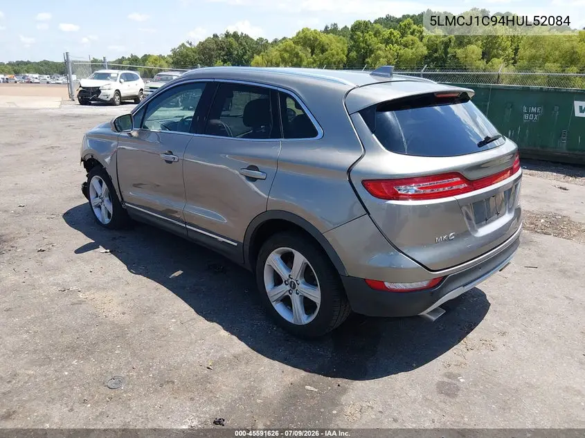 2017 Lincoln Mkc Premiere VIN: 5LMCJ1C94HUL52084 Lot: 45591626