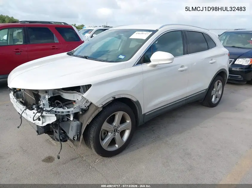 2017 Lincoln Mkc Premiere VIN: 5LMCJ1D98HUL32483 Lot: 45610717