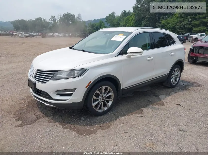 2017 Lincoln Mkc Select VIN: 5LMCJ2C98HUL32877 Lot: 45615189