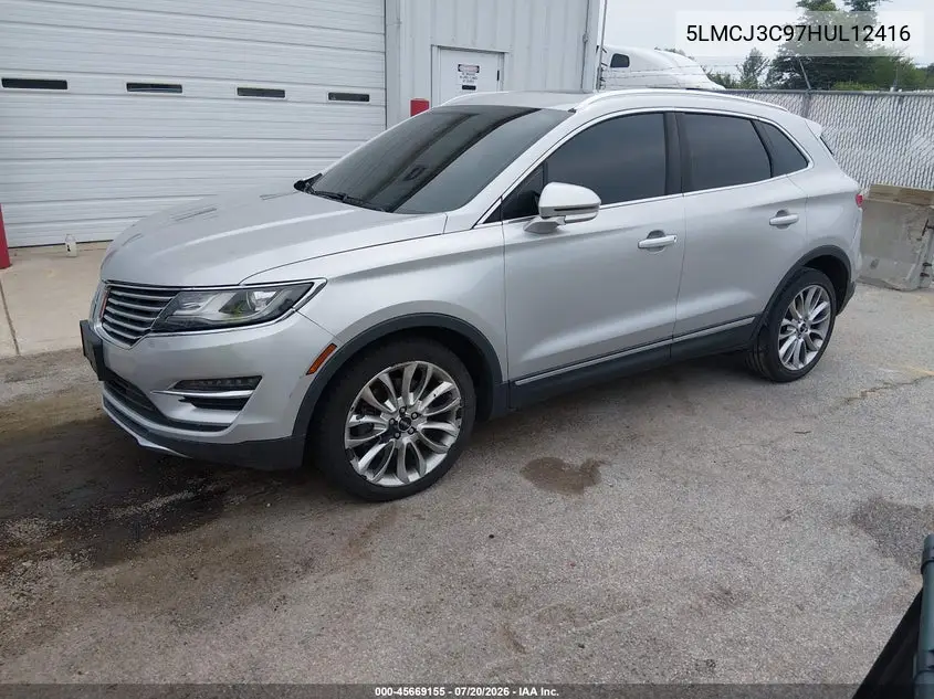 2017 Lincoln Mkc Reserve VIN: 5LMCJ3C97HUL12416 Lot: 45669155