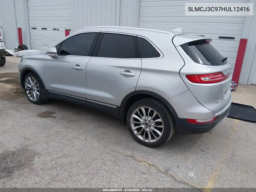 2017 Lincoln Mkc Reserve VIN: 5LMCJ3C97HUL12416 Lot: 45669155