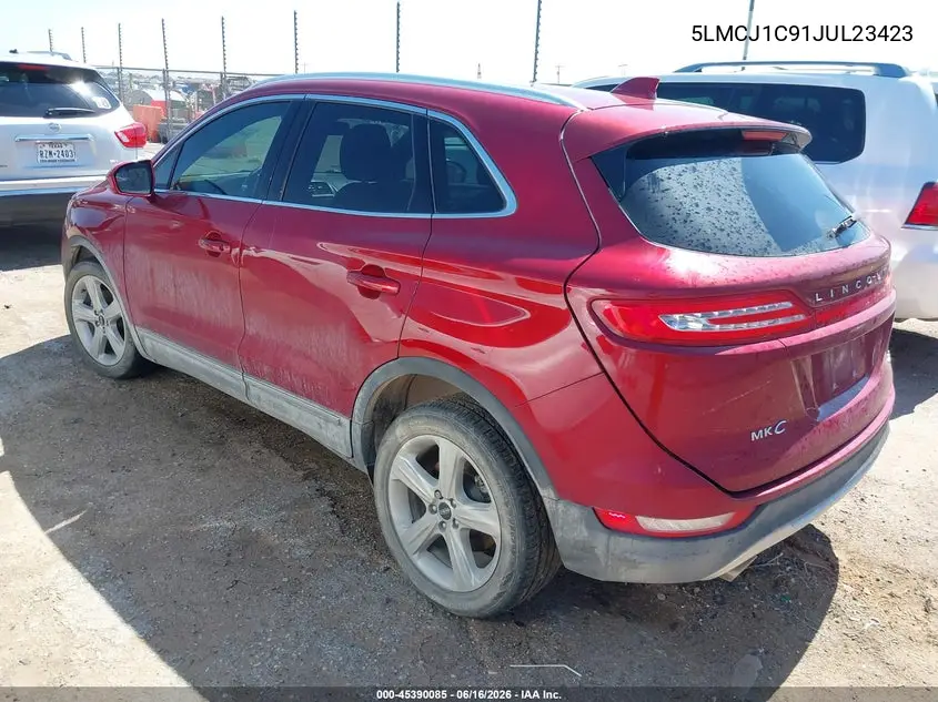 2018 Lincoln Mkc Premiere VIN: 5LMCJ1C91JUL23423 Lot: 45390085