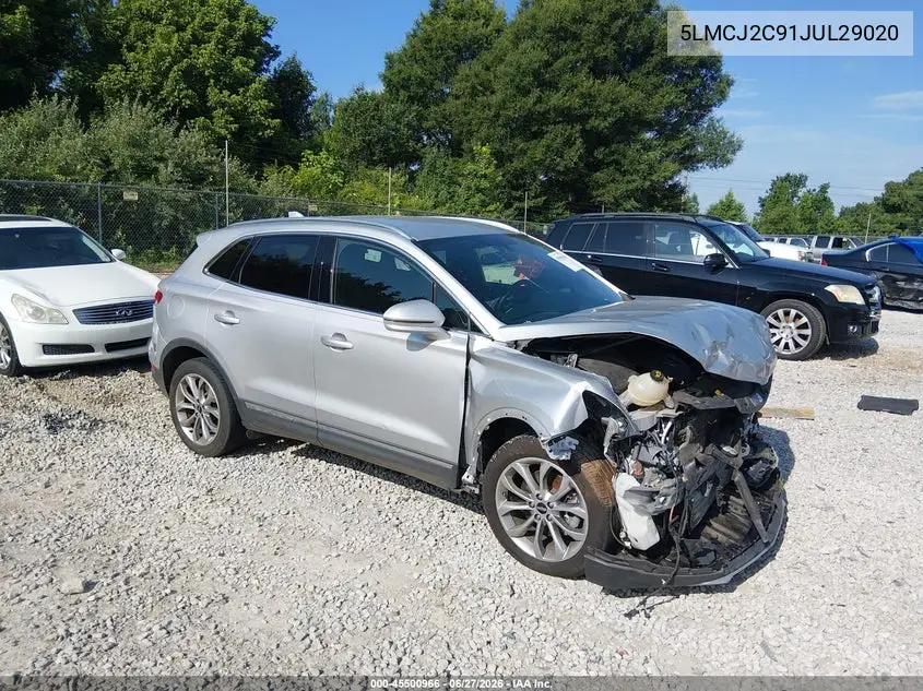 2018 Lincoln Mkc Select VIN: 5LMCJ2C91JUL29020 Lot: 45500966