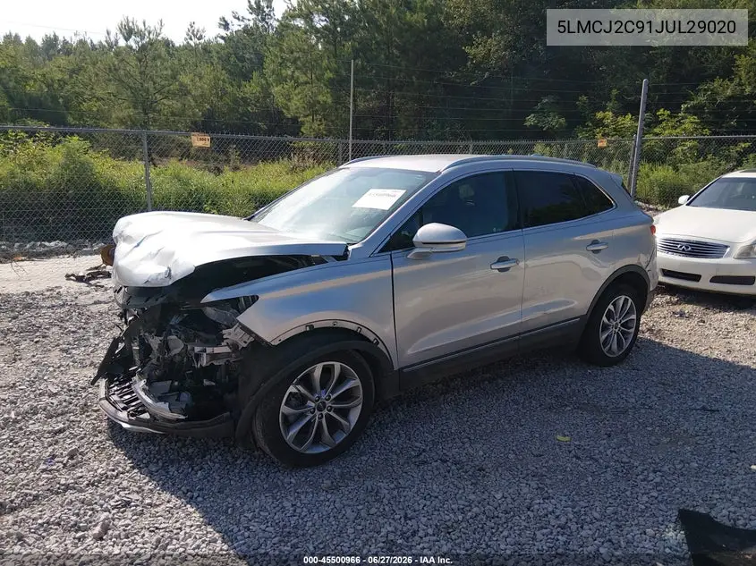 2018 Lincoln Mkc Select VIN: 5LMCJ2C91JUL29020 Lot: 45500966