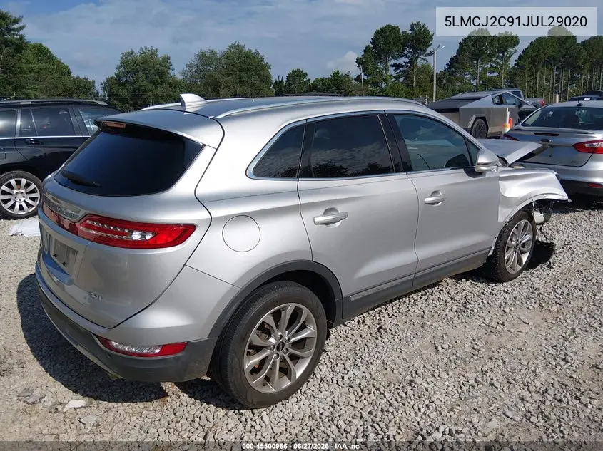 2018 Lincoln Mkc Select VIN: 5LMCJ2C91JUL29020 Lot: 45500966