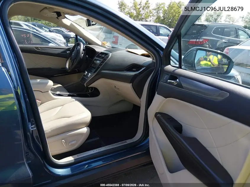 2018 Lincoln Mkc Premiere VIN: 5LMCJ1C96JUL28679 Lot: 45542388