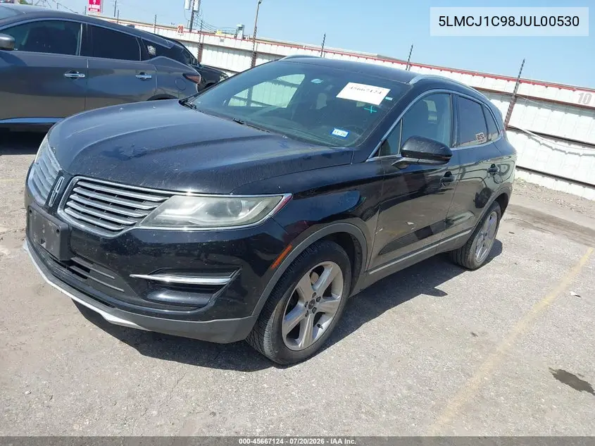 2018 Lincoln Mkc Premiere VIN: 5LMCJ1C98JUL00530 Lot: 45667124