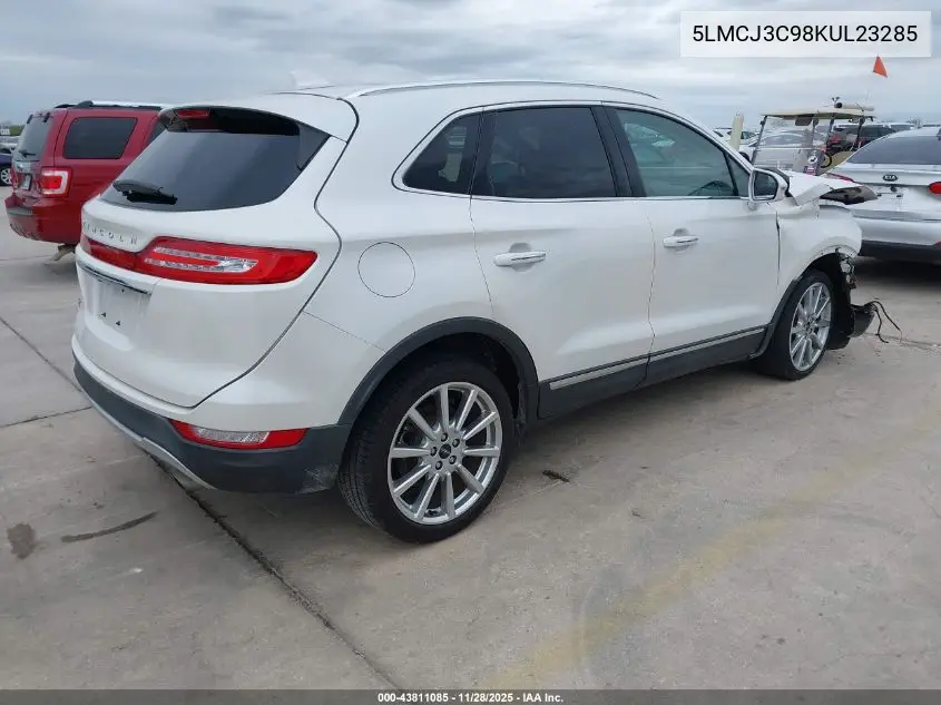 5LMCJ3C98KUL23285 2019 Lincoln Mkc Reserve