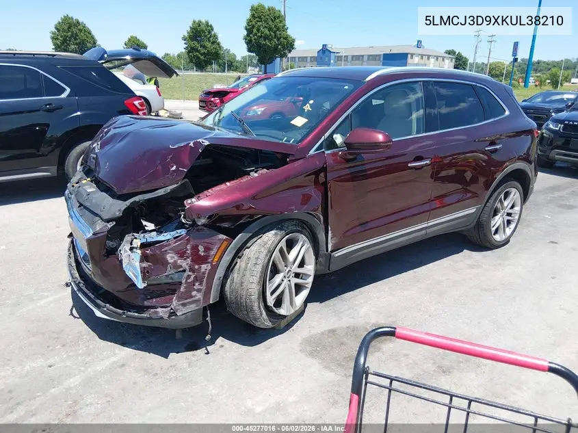2019 Lincoln Mkc Reserve VIN: 5LMCJ3D9XKUL38210 Lot: 45277016