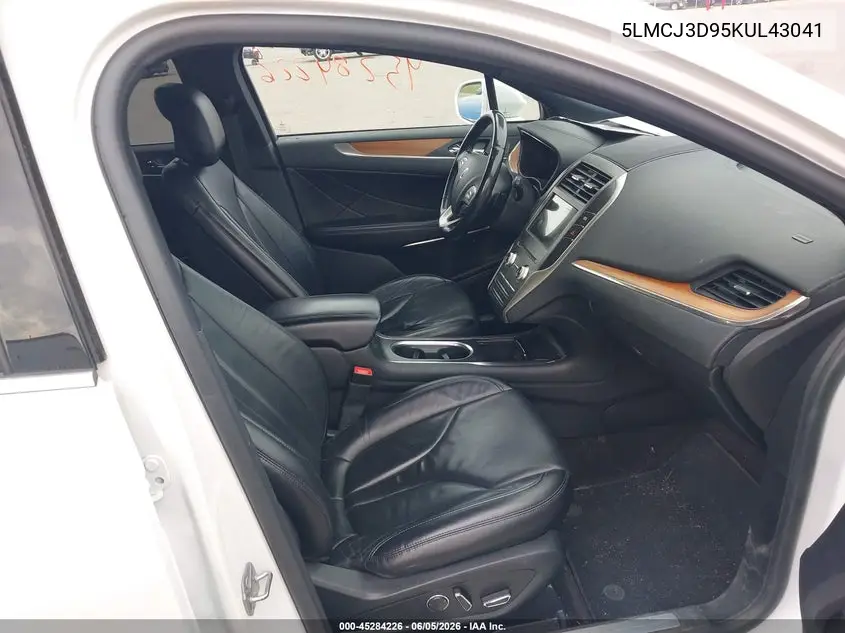 2019 Lincoln Mkc Reserve VIN: 5LMCJ3D95KUL43041 Lot: 45284226