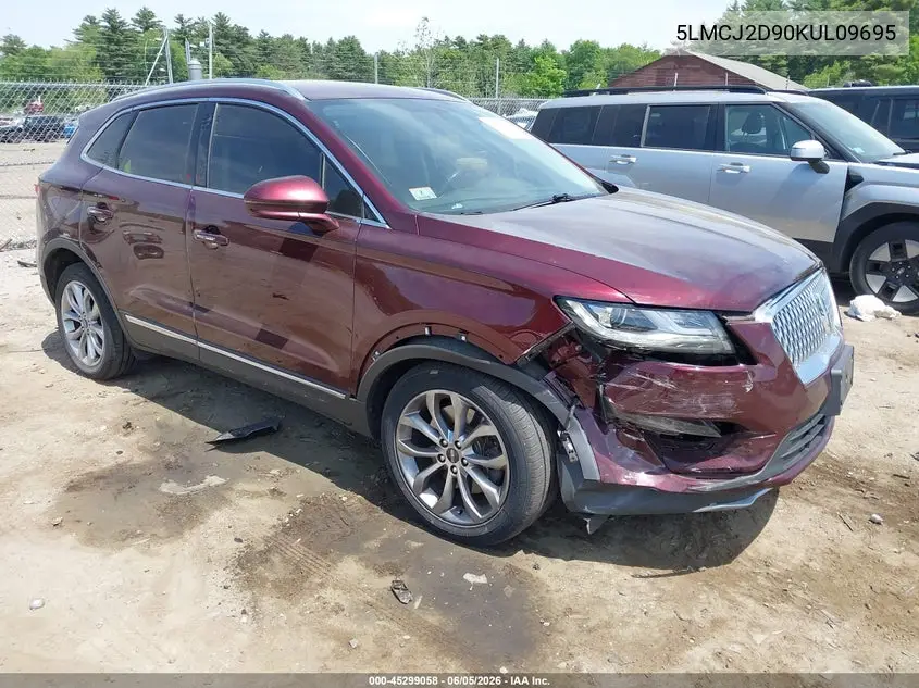 2019 Lincoln Mkc Select VIN: 5LMCJ2D90KUL09695 Lot: 45299058