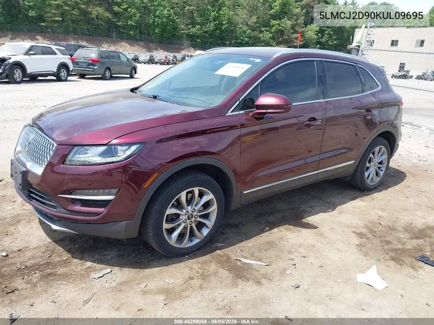 2019 Lincoln Mkc Select VIN: 5LMCJ2D90KUL09695 Lot: 45299058
