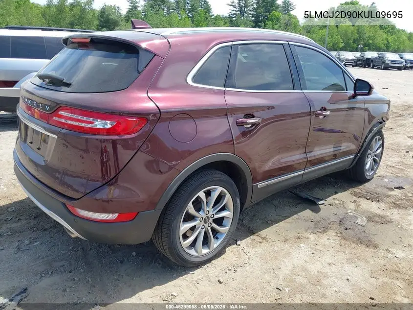 2019 Lincoln Mkc Select VIN: 5LMCJ2D90KUL09695 Lot: 45299058