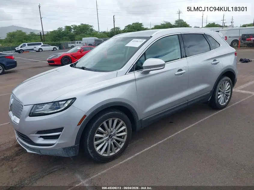 2019 Lincoln Mkc Standard VIN: 5LMCJ1C94KUL18301 Lot: 45306313