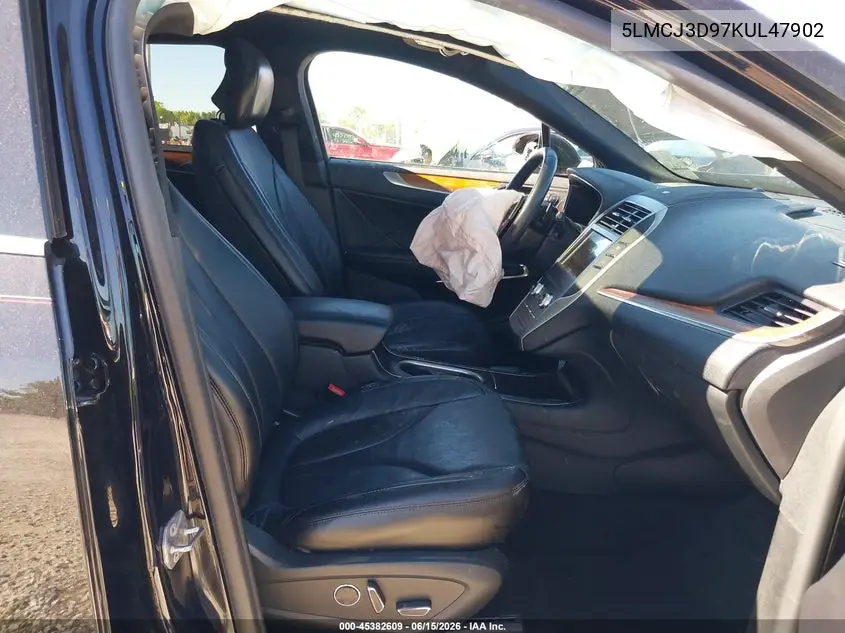 2019 Lincoln Mkc Reserve VIN: 5LMCJ3D97KUL47902 Lot: 45382609