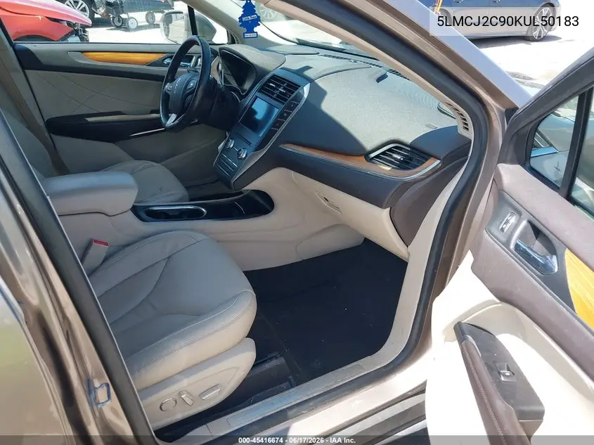 2019 Lincoln Mkc Select VIN: 5LMCJ2C90KUL50183 Lot: 45416674