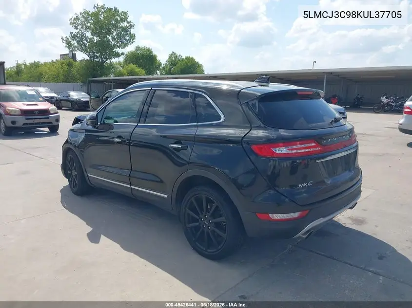 2019 Lincoln Mkc Reserve VIN: 5LMCJ3C98KUL37705 Lot: 45426441