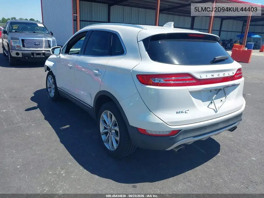 2019 Lincoln Mkc Select VIN: 5LMCJ2D94KUL44403 Lot: 45434836