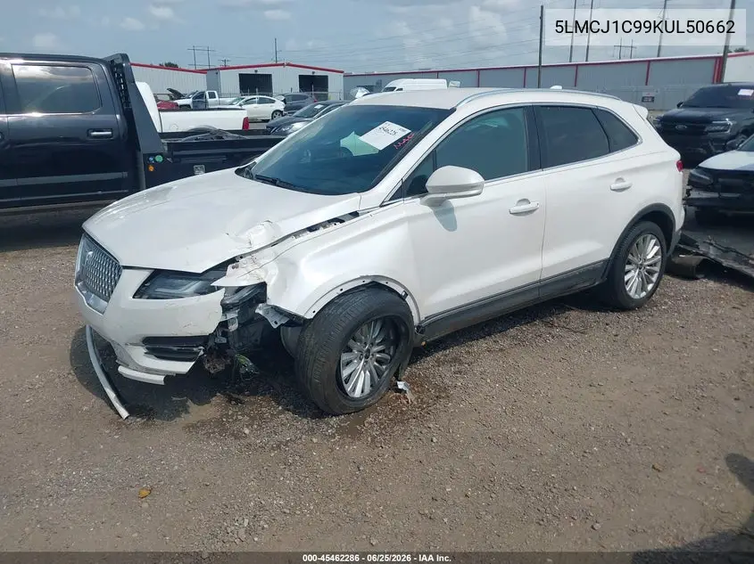 2019 Lincoln Mkc Standard VIN: 5LMCJ1C99KUL50662 Lot: 45462286