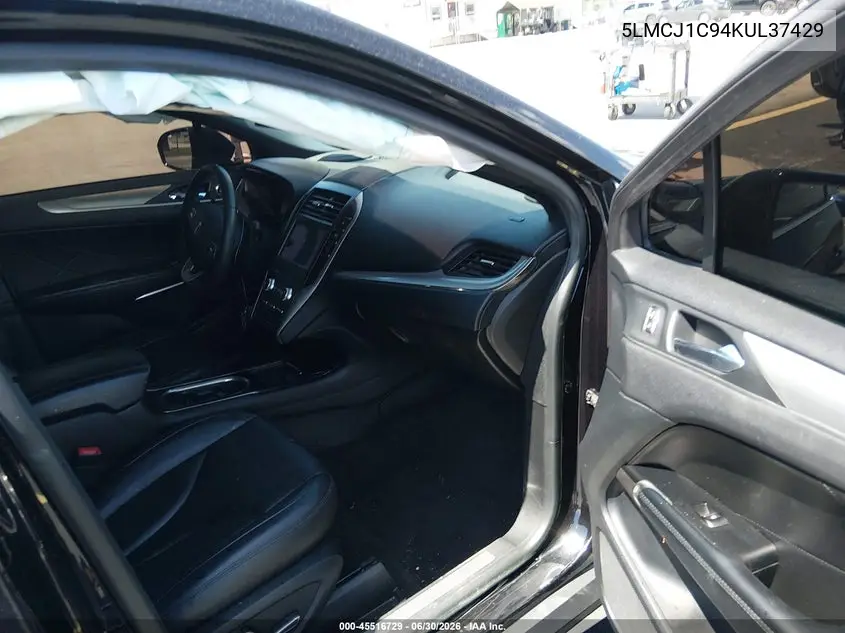 2019 Lincoln Mkc Standard VIN: 5LMCJ1C94KUL37429 Lot: 45516729