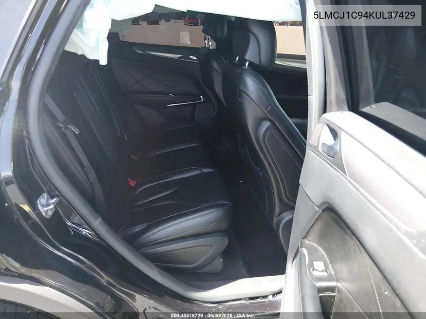 2019 Lincoln Mkc Standard VIN: 5LMCJ1C94KUL37429 Lot: 45516729
