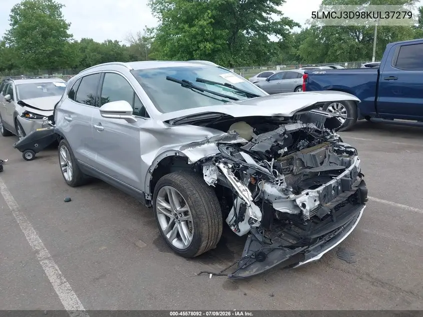 2019 Lincoln Mkc Reserve VIN: 5LMCJ3D98KUL37279 Lot: 45578092