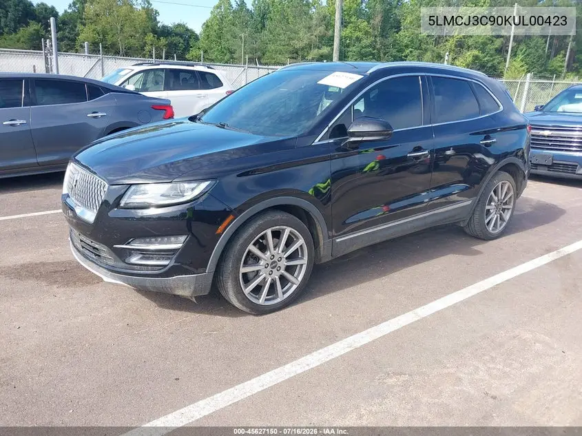 2019 Lincoln Mkc Reserve VIN: 5LMCJ3C90KUL00423 Lot: 45627150