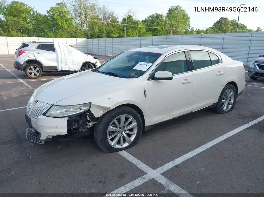 2009 Lincoln Mks VIN: 1LNHM93R49G602146 Lot: 44844713