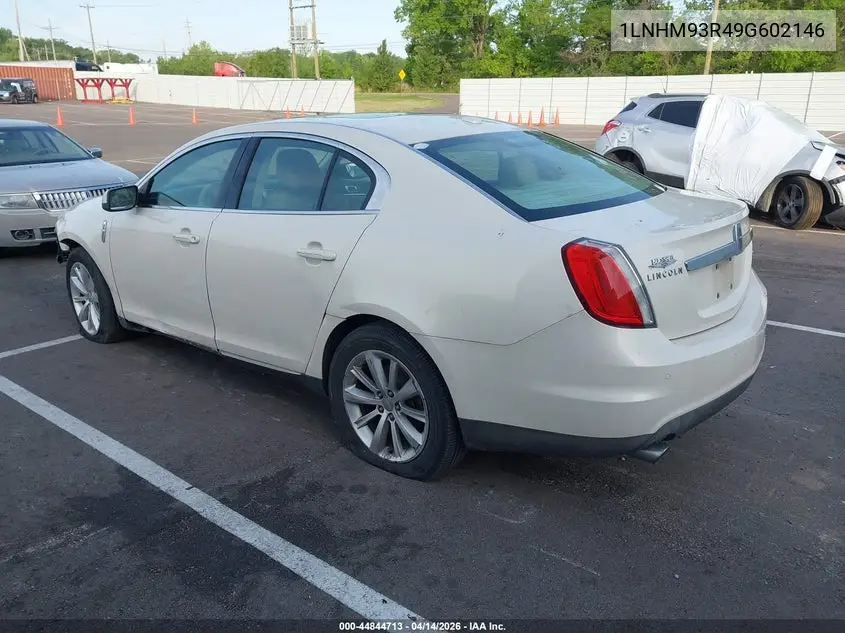 2009 Lincoln Mks VIN: 1LNHM93R49G602146 Lot: 44844713
