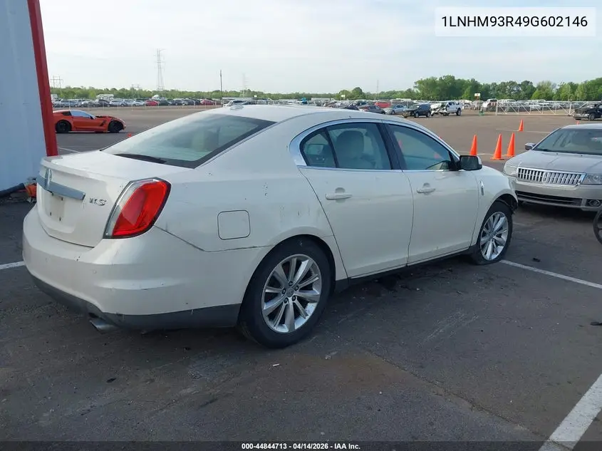 2009 Lincoln Mks VIN: 1LNHM93R49G602146 Lot: 44844713