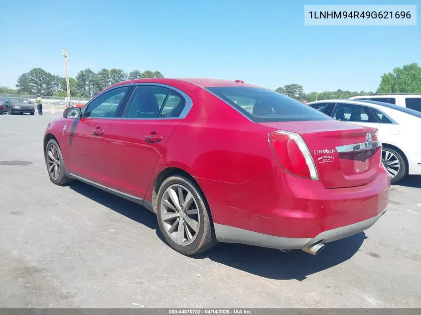 2009 Lincoln Mks VIN: 1LNHM94R49G621696 Lot: 44870782