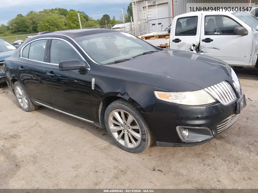 2009 Lincoln Mks VIN: 1LNHM94R19G604547 Lot: 45089342