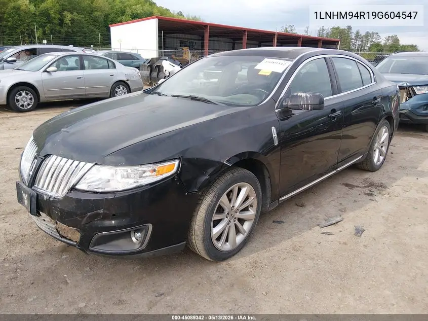 2009 Lincoln Mks VIN: 1LNHM94R19G604547 Lot: 45089342