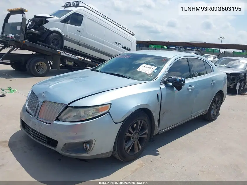 2009 Lincoln Mks VIN: 1LNHM93R09G603195 Lot: 45161815