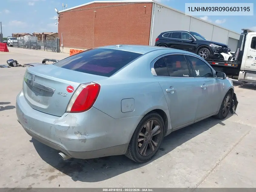 2009 Lincoln Mks VIN: 1LNHM93R09G603195 Lot: 45161815