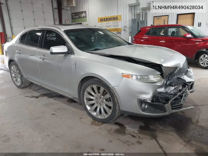 2009 Lincoln Mks VIN: 1LNHM94R49G628034 Lot: 45247889
