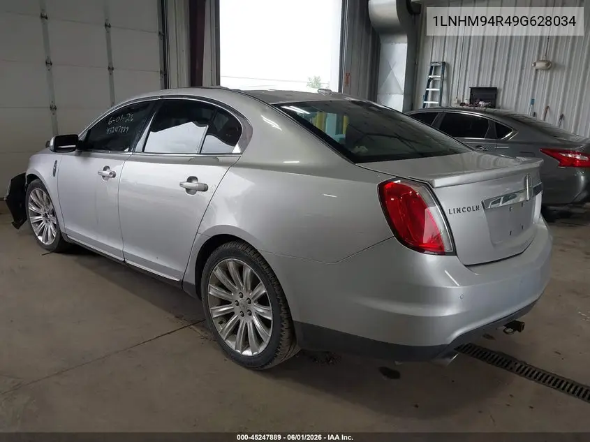 2009 Lincoln Mks VIN: 1LNHM94R49G628034 Lot: 45247889
