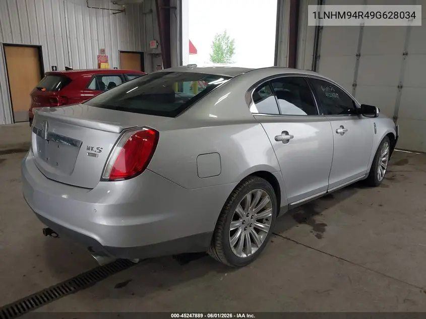 2009 Lincoln Mks VIN: 1LNHM94R49G628034 Lot: 45247889