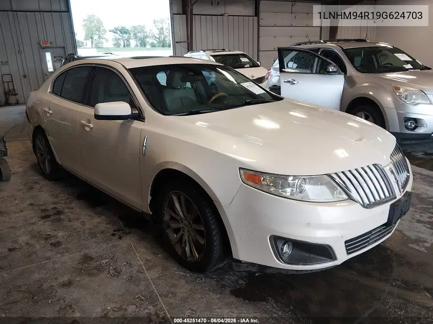 2009 Lincoln Mks VIN: 1LNHM94R19G624703 Lot: 45251470
