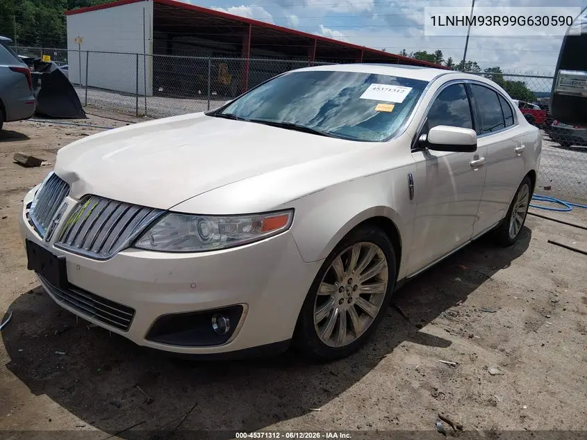2009 Lincoln Mks VIN: 1LNHM93R99G630590 Lot: 45371312