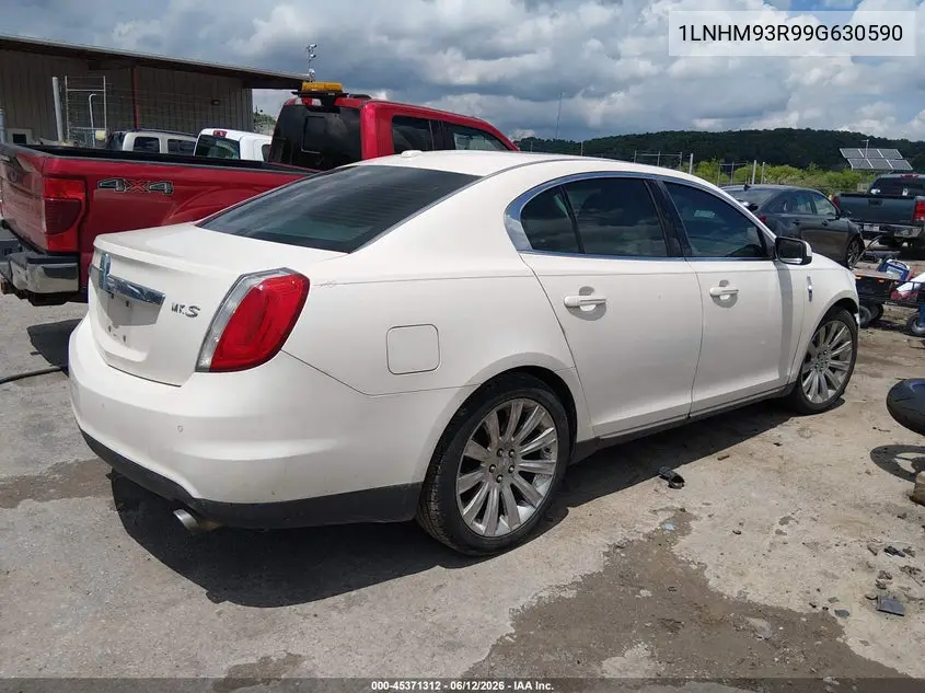 2009 Lincoln Mks VIN: 1LNHM93R99G630590 Lot: 45371312