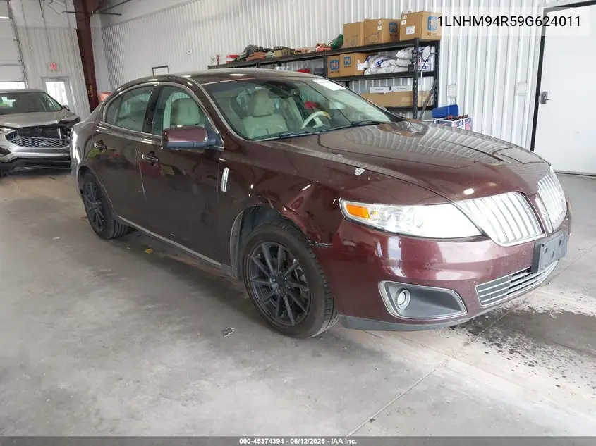 2009 Lincoln Mks VIN: 1LNHM94R59G624011 Lot: 45374394