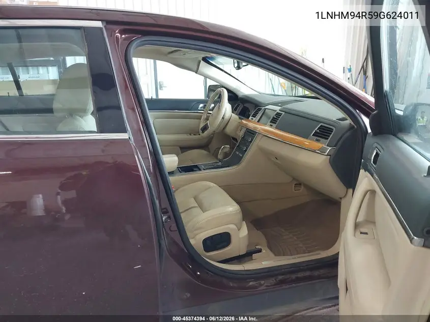 2009 Lincoln Mks VIN: 1LNHM94R59G624011 Lot: 45374394