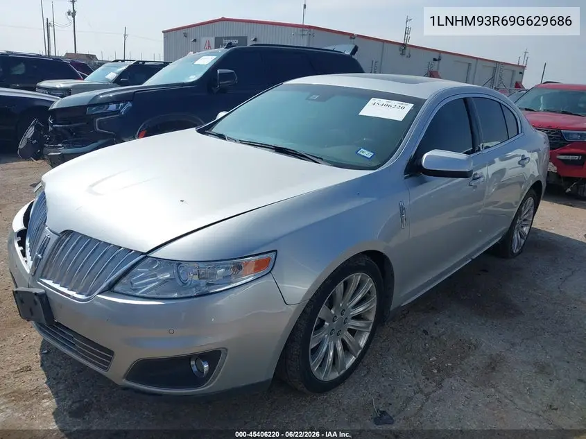 2009 Lincoln Mks VIN: 1LNHM93R69G629686 Lot: 45406220