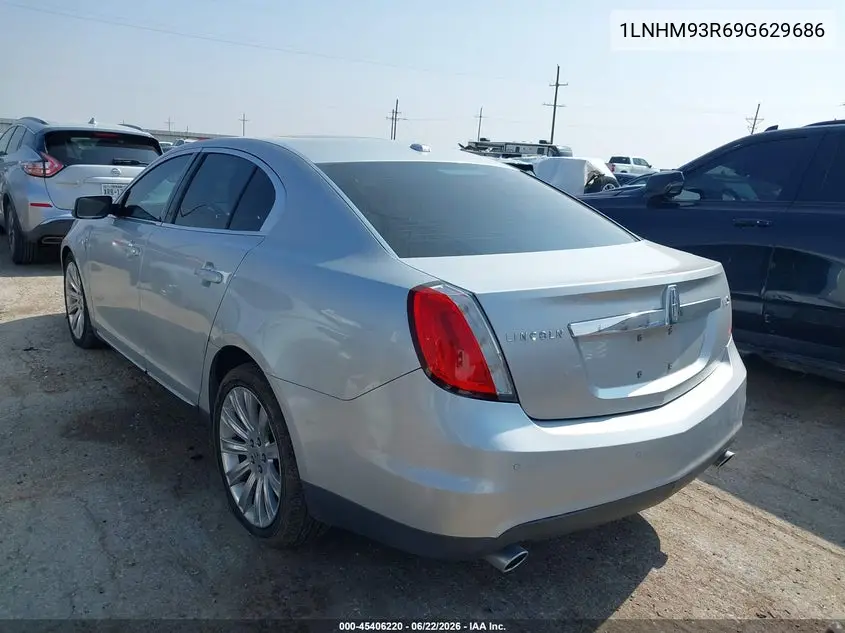 2009 Lincoln Mks VIN: 1LNHM93R69G629686 Lot: 45406220